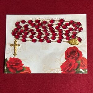 St Therese rosary, NWOT